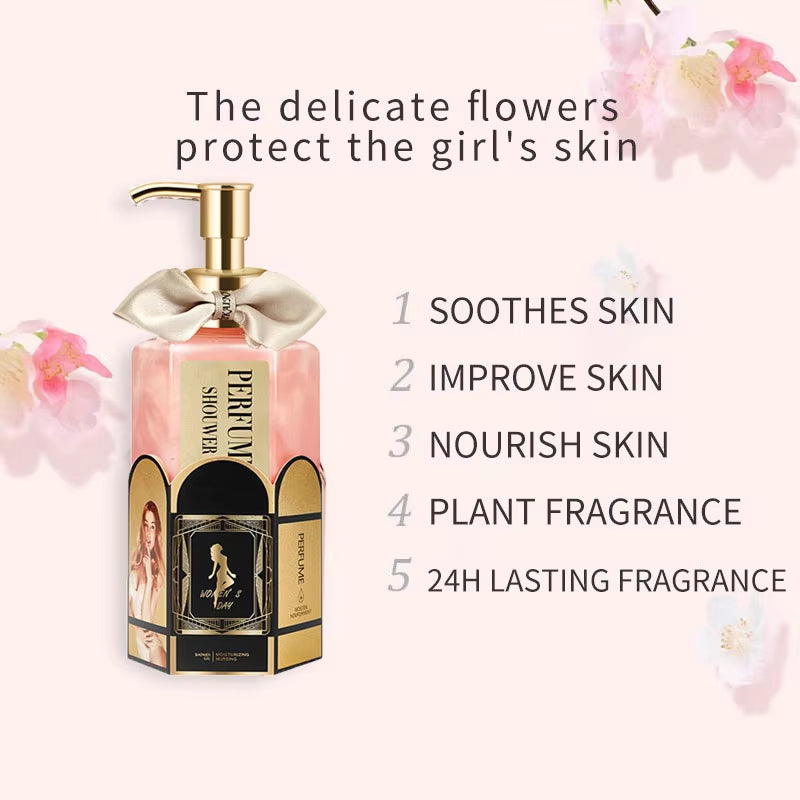 320Ml Body Wash Perfume Long Lasting Fragrance Moisturizing Skin Beautifying Bath Lotion Shower Gel Perfume Body Wash Body Care